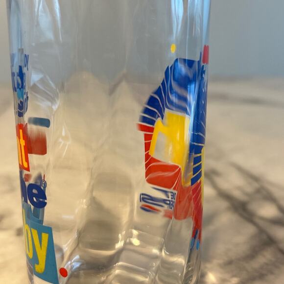 VINTAGE DIET PEPSI Glass Cup 1990s you got the right one baby uh huh 3x5" - Picture 6 of 7